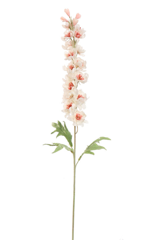 Kunstbloem Delphinium - Wit - 90 cm