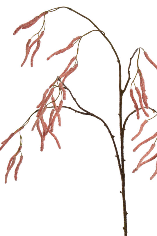 Kunstbloem Alder fruit - Roze - 81 cm