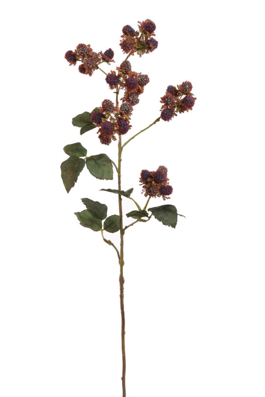 Kunstbloem Braam - Paars - 75 cm