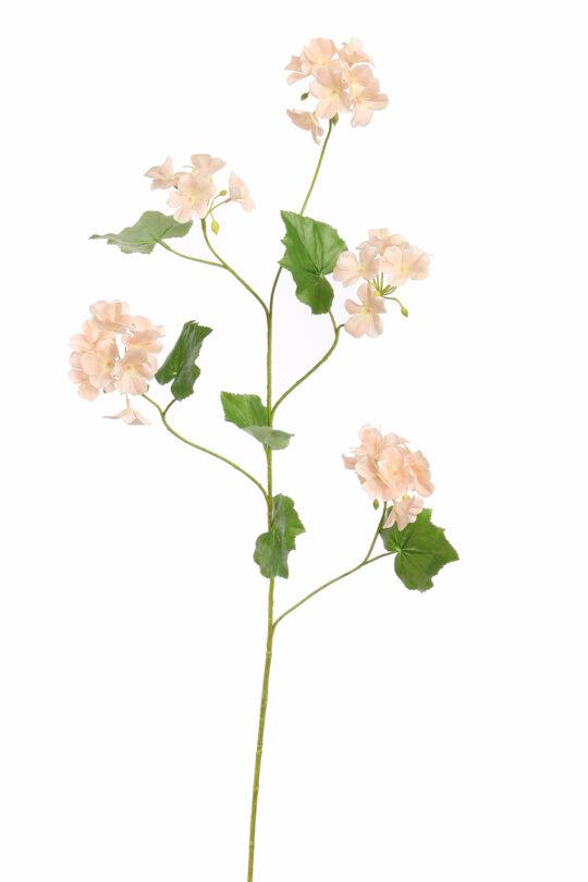 Kunstbloem Begonia - Perzik - 105 cm
