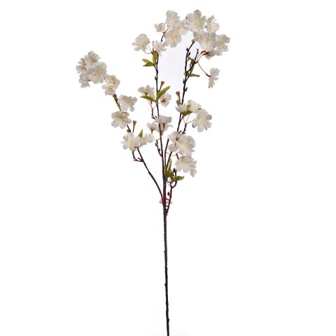 Kunstbloem Kersenbloesem - Wit - 85 cm
