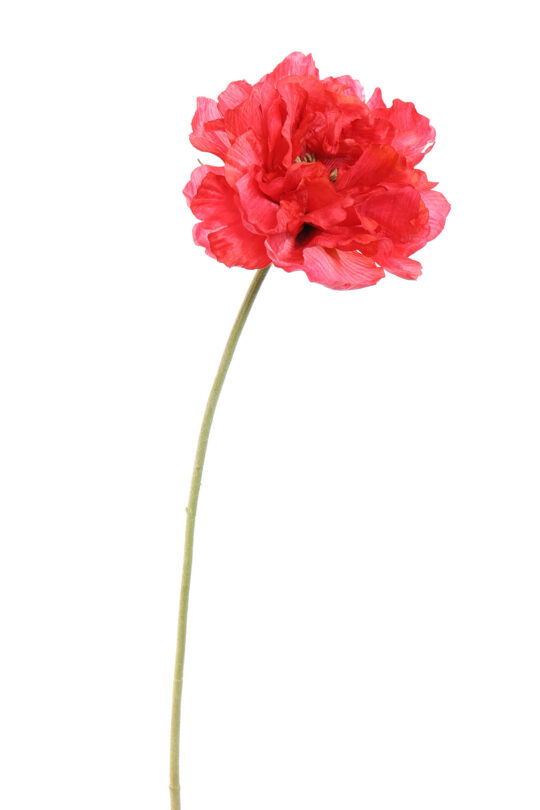 Kunstbloem Klaproos - Donker Roze - 73 cm