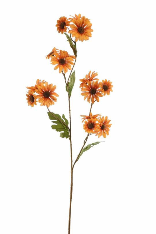 Kunstbloem Daisy - Oranje - 80 cm