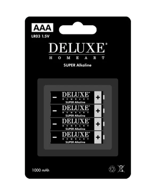 4x AAA Batterij
