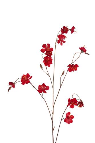 Kunstbloem Bloesem - Rood - 94 cm