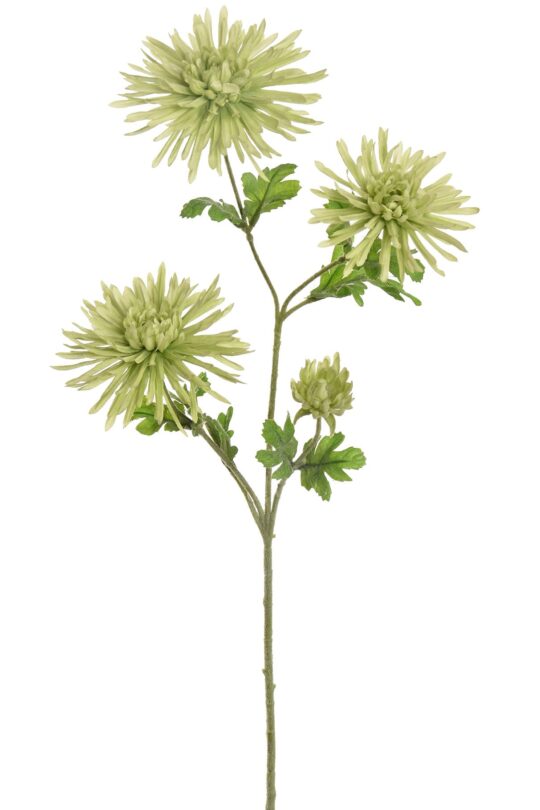 Kunstbloem Spider Gerbera - Groen - 65 cm