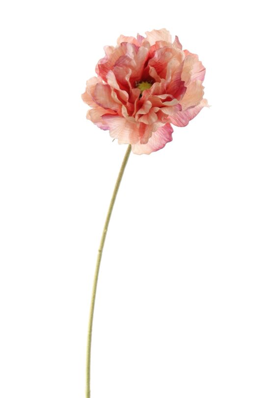 Kunstbloem Klaproos - Roze - 73 cm