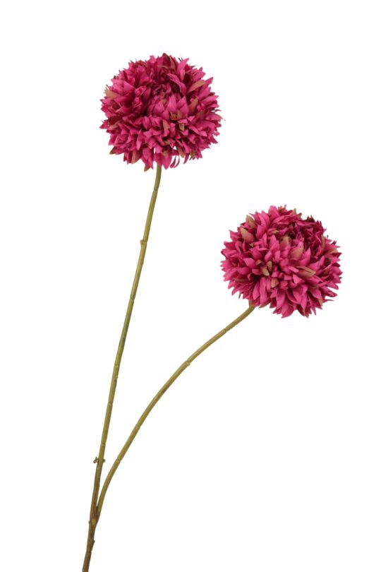 Kunstbloem Dahlia - Burgundy - 78 cm